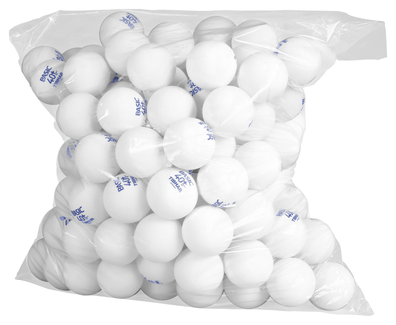 Tibhar BASIC 40+ SynTT NG 144er Pack – Verpackung in Weiß.