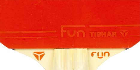 Tibhar Fun Orange Edition – Griffdetail.