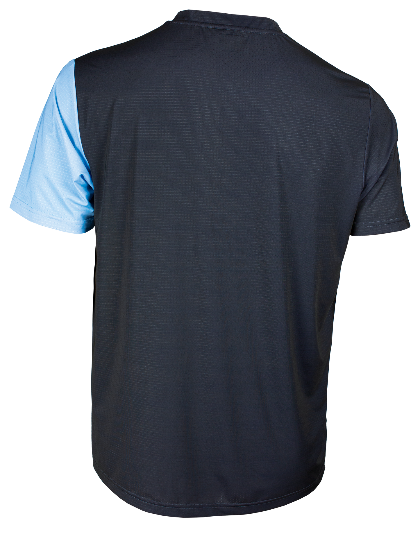 Tibhar Sol TT-Shirt in Gelb/Hellblau – Rückansicht.