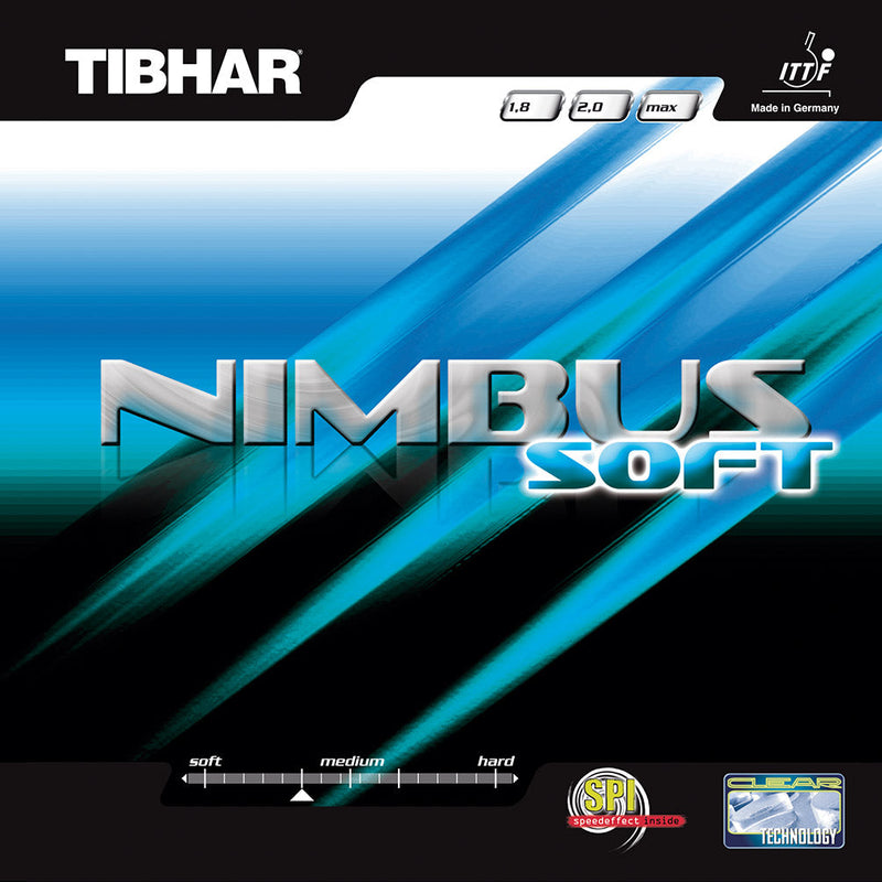 Tibhar Nimbus Soft Tischtennisbelag – weicher Schwamm.
