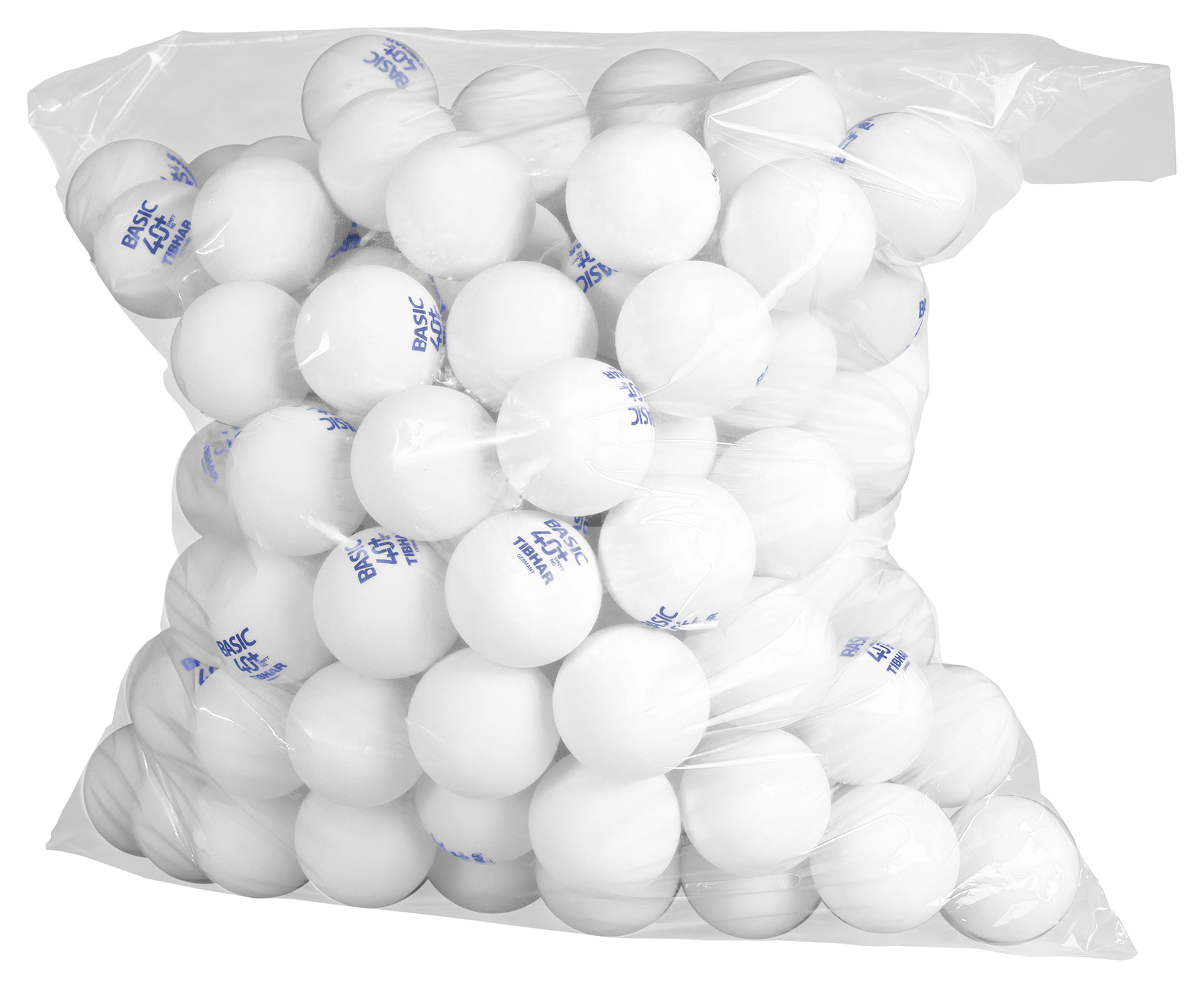 Tibhar BASIC 40+ SynTT NG 144er Pack – Verpackung in Weiß.