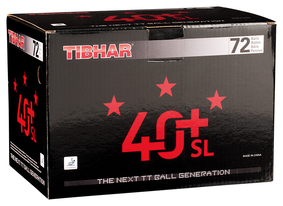 Tibhar ***40+ SL 72er Pack – Verpackung.