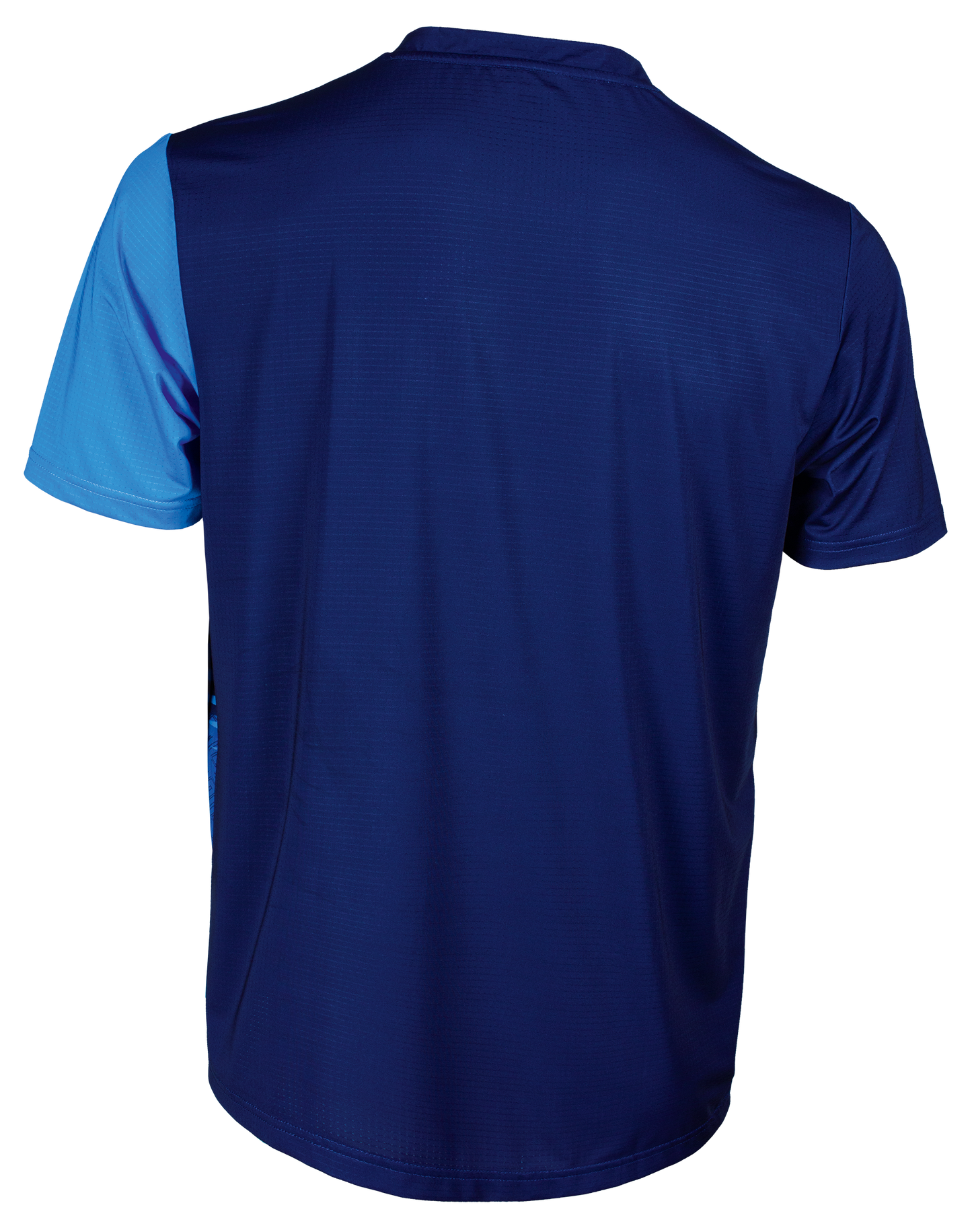 Tibhar Azur TT-Shirt in Blau/Marine – Rückansicht.