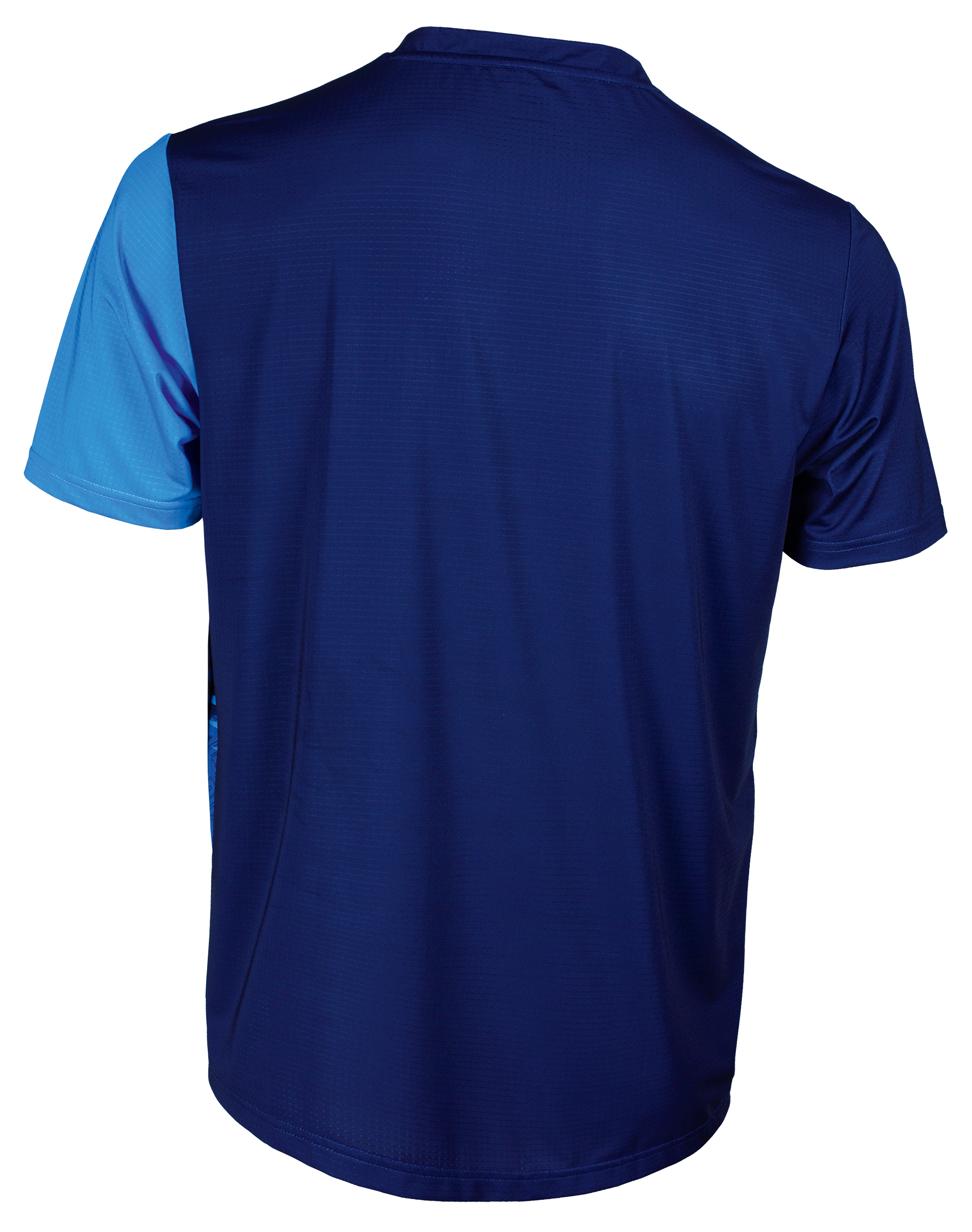 Tibhar Azur TT-Shirt in Blau/Marine – Rückansicht.