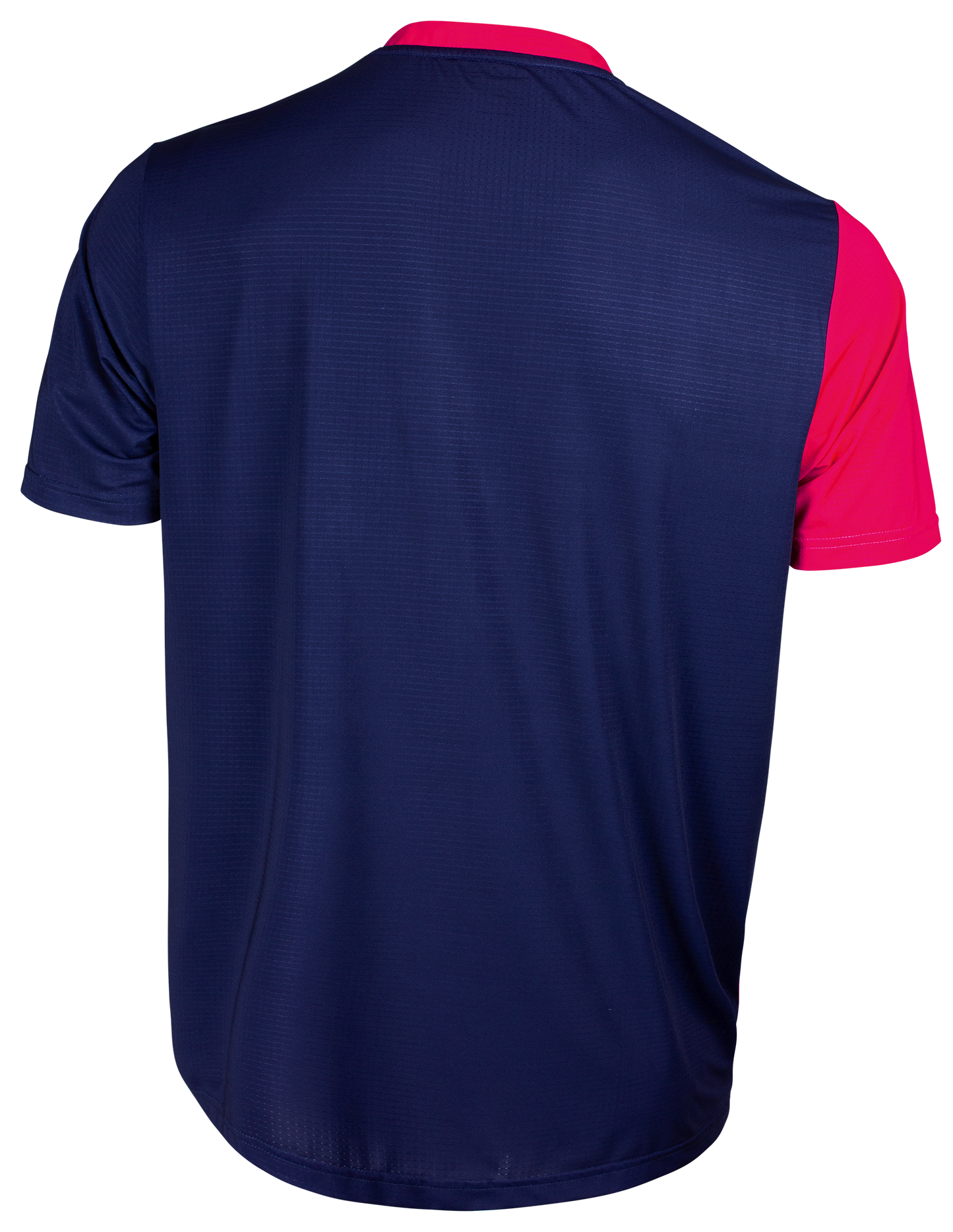 Tibhar Azur TT-Shirt in Pink/Dunkelblau – Rückansicht.