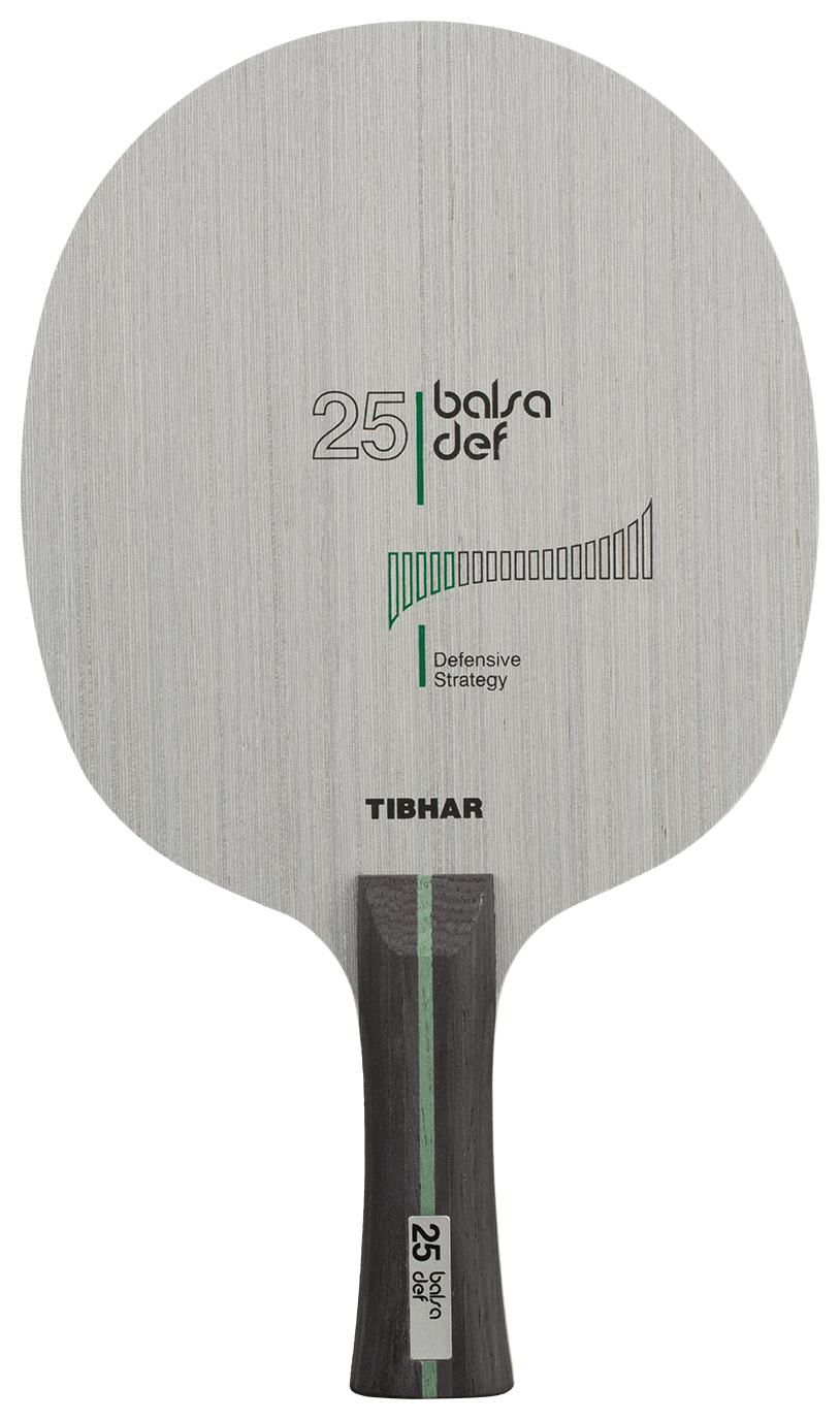 Tibhar Balsa DEF 25 Tischtennisholz Detailansicht.