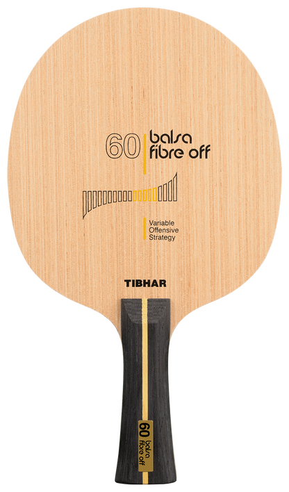 Tibhar Balsa Fibre OFF 60 Tischtennisholz Detailansicht.
