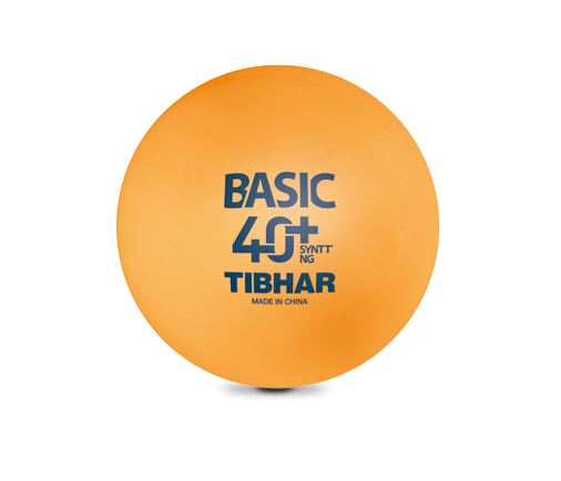 Tibhar BASIC 40+ SynTT NG Tischtennisball in Orange.