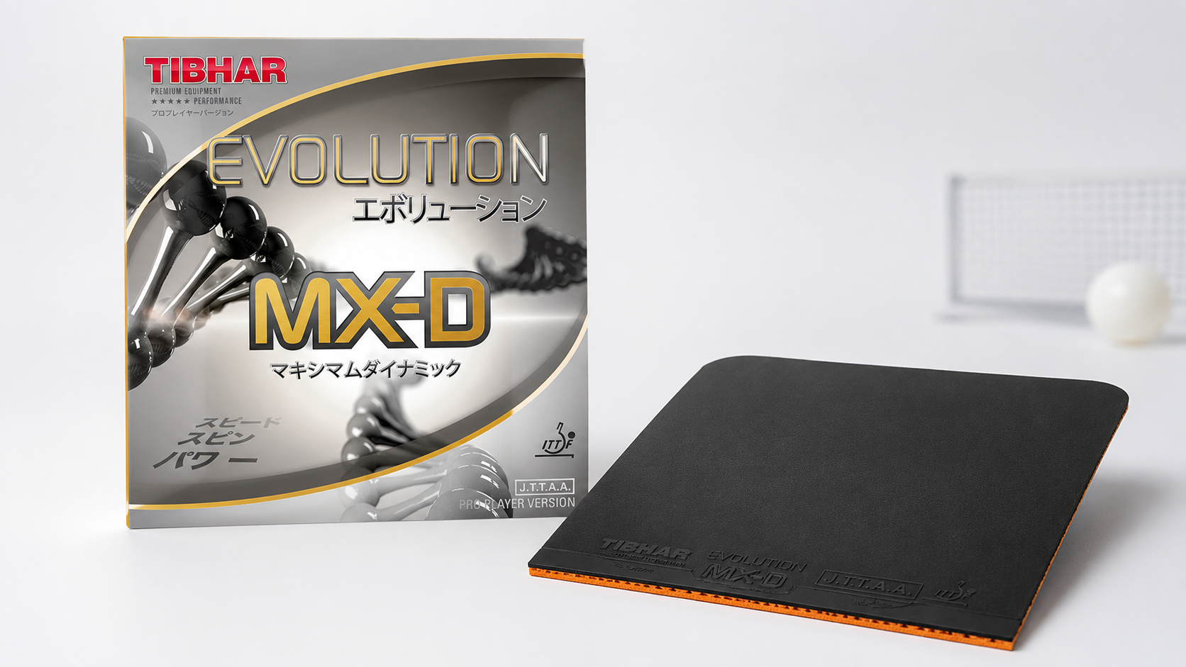Power und Spin in einem Belag – EVOLUTION MX-D