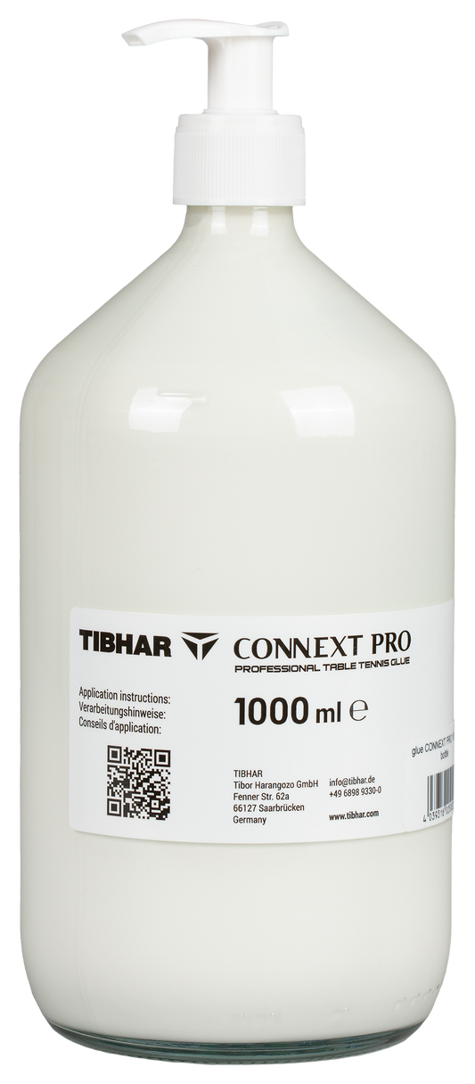 Tibhar Connext Pro 1000 ml Glasflasche mit Pumpverschluss