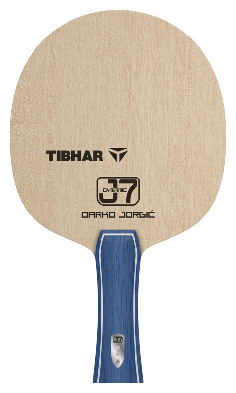 Tibhar Dynamic J7 Tischtennisholz Detailansicht.