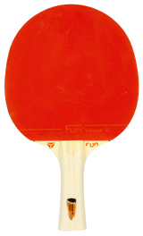 Tibhar Fun Orange Edition Komplettschläger – Vorderseite.