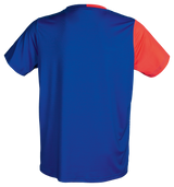 Tibhar France TT-Shirt in Blau/Rot – Rückansicht.