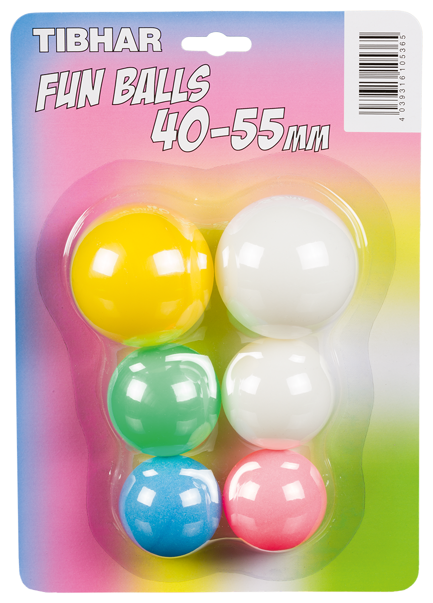 Tibhar Fun Balls 40-55 mm.