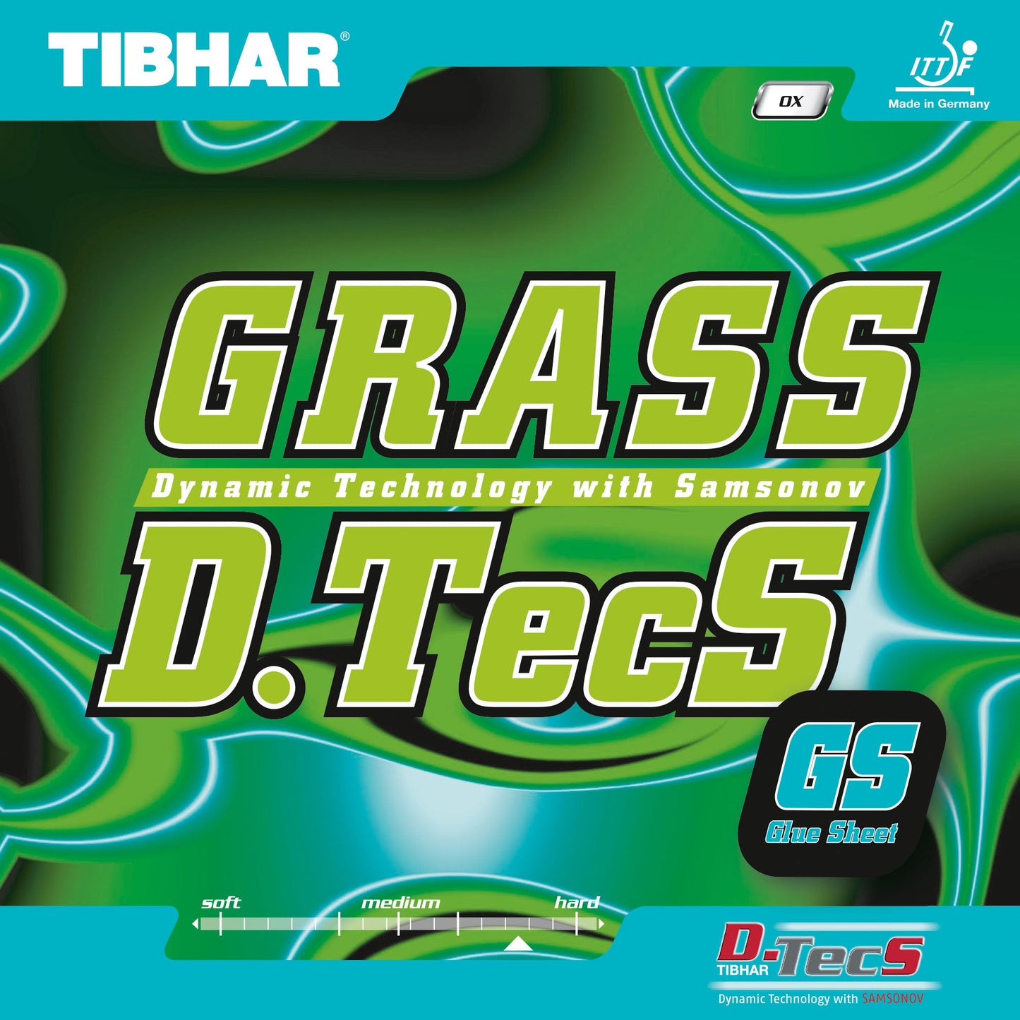 Tibhar Grass D.Tecs – mit Glue Sheet.