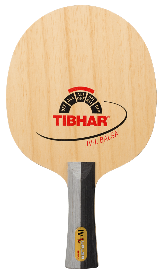 Tibhar IV-L Balsa Tischtennisholz Detailansicht.