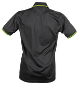 Tibhar Kosmos Hemd Polyester in Schwarz/Grün – Rückansicht.