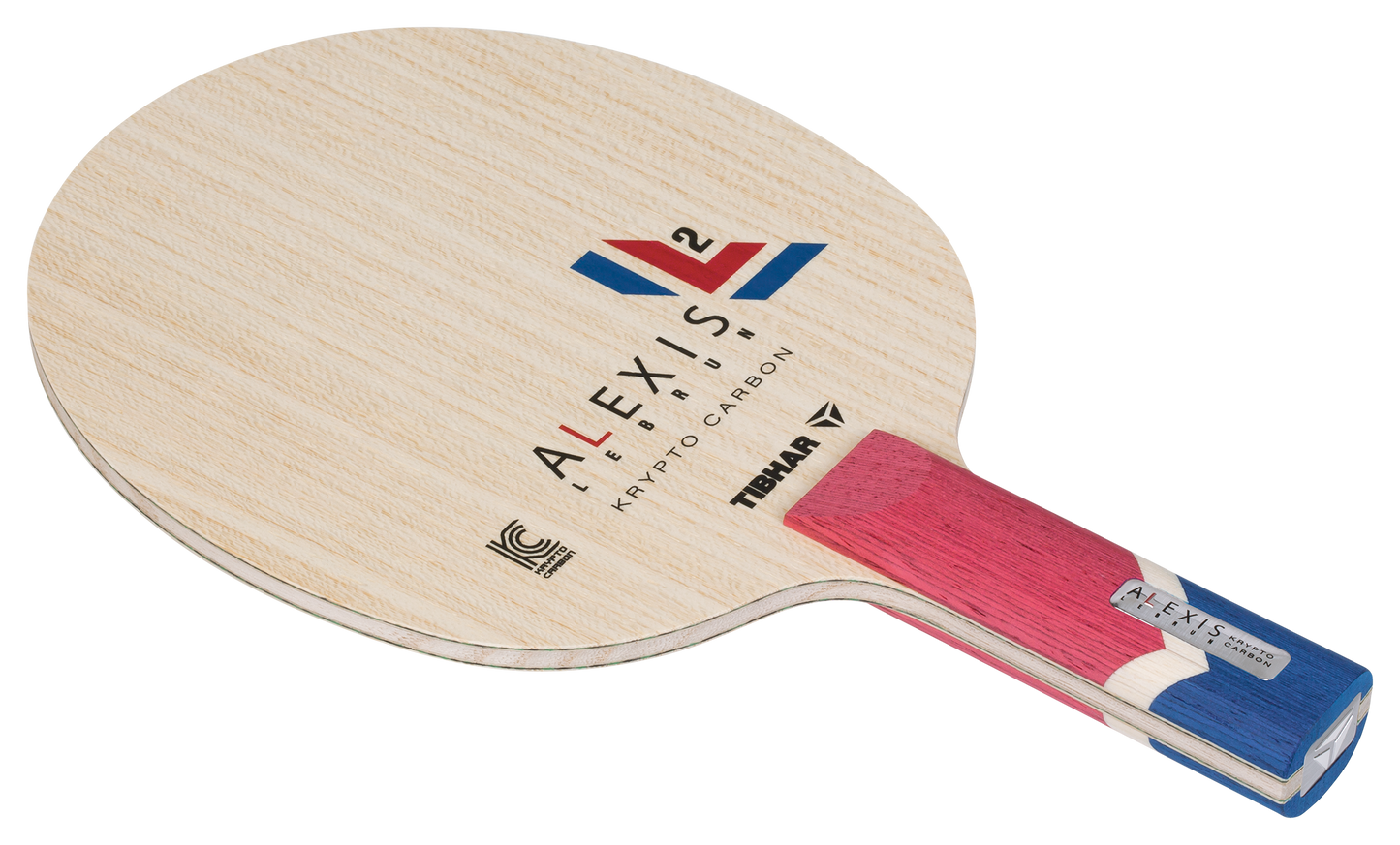 Tibhar Alexis Lebrun Krypto Carbon Tischtennisholz – Gerader Griff.
