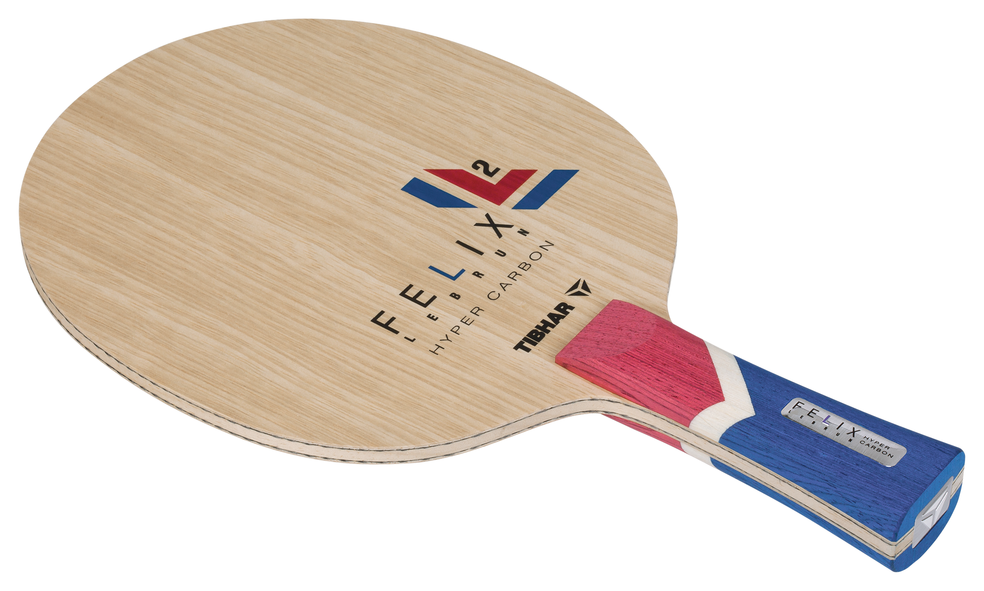 Tibhar Félix Lebrun Hyper Carbon Tischtennisholz – Konkaver Griff.