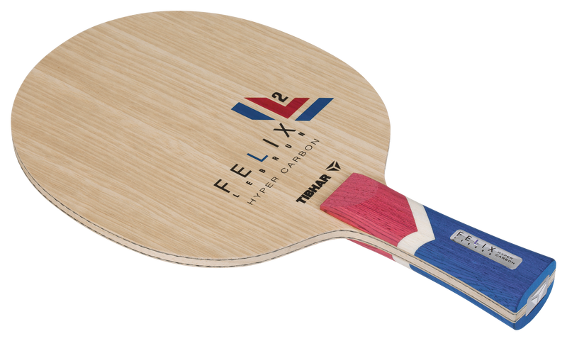 Tibhar Félix Lebrun Hyper Carbon Tischtennisholz – Konkaver Griff.