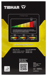 Tibhar Master Yellow Edition – Verpackung Rückseite.