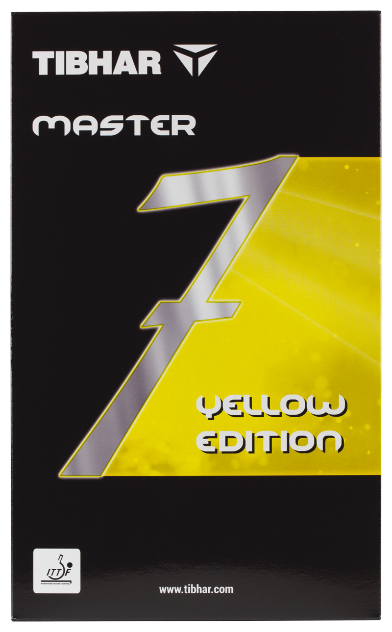 Tibhar Master Yellow Edition – Verpackung Vorderseite.
