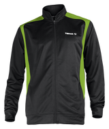 Tibhar Tracksuit Mundo Jacke in Schwarz/Grün.