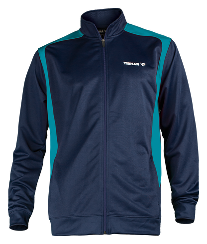 Tibhar Tracksuit Mundo Jacke in Marine/Petrol.