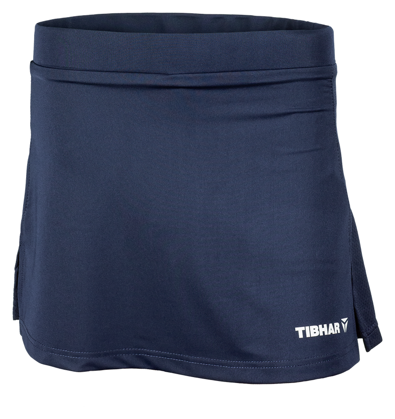 Tibhar Mundo Skort in Marine – Damen-Tischtennisrock mit integrierter Hose.