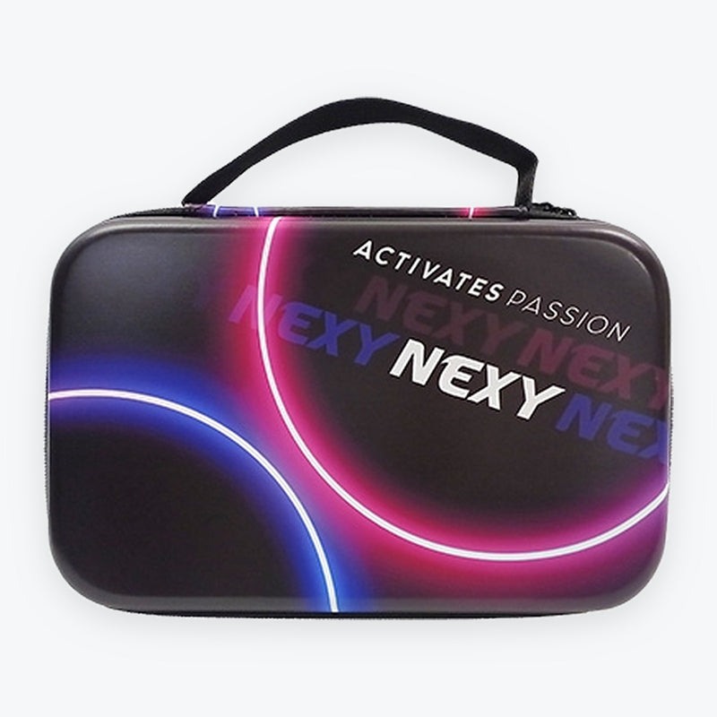 Nexy Neon Square Hardcase Schlägerhülle, Vorderansicht mit Tragegriff