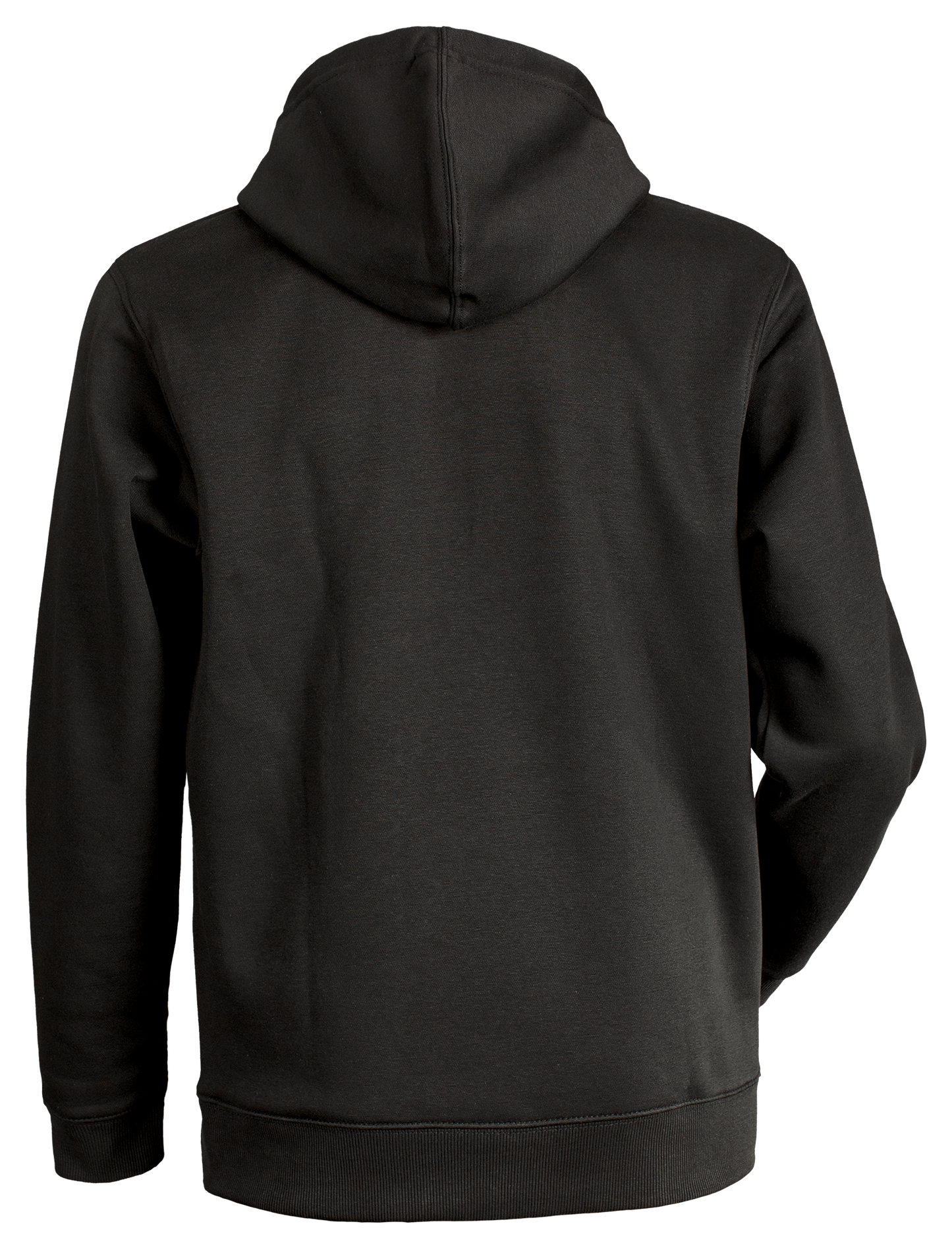 Tibhar Nero Hoodie in Schwarz – Rückansicht.