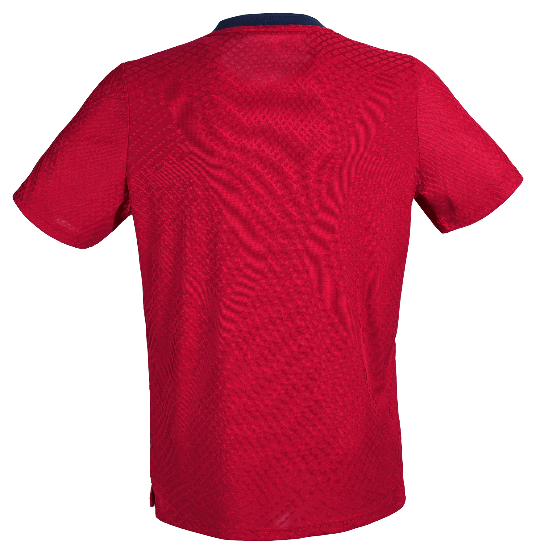 Tibhar Osmium France Hemd in Rot – Rückansicht.