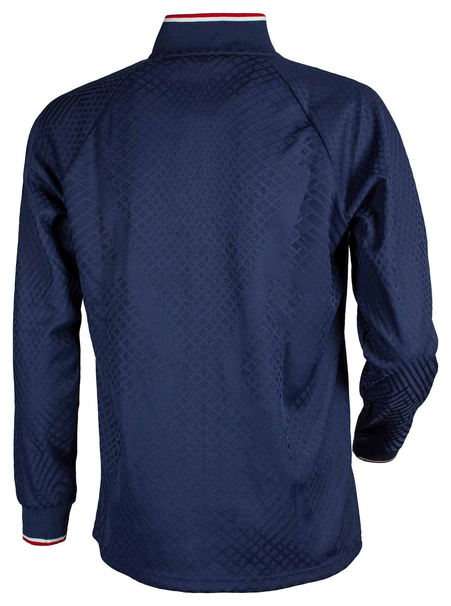 Tibhar Osmium France Trainingsjacke in Marine – Rückansicht.
