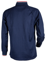 Tibhar Osmium France Trainingsjacke in Marine – Rückansicht.