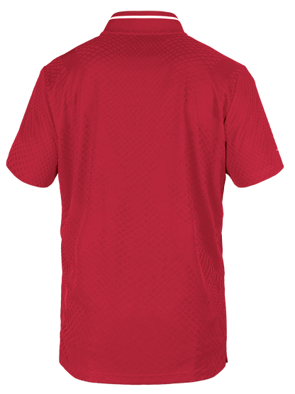 Tibhar Osmium Hemd in Rot – Rückansicht.