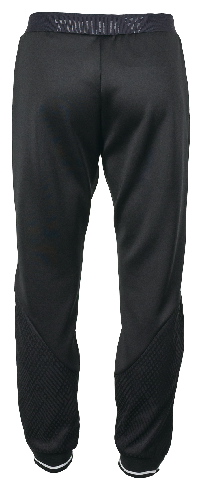 Tibhar Tracksuit Osmium Hose in Schwarz, Rückansicht.