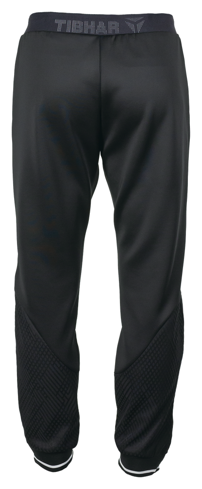 Tibhar Tracksuit Osmium Hose in Schwarz, Rückansicht.