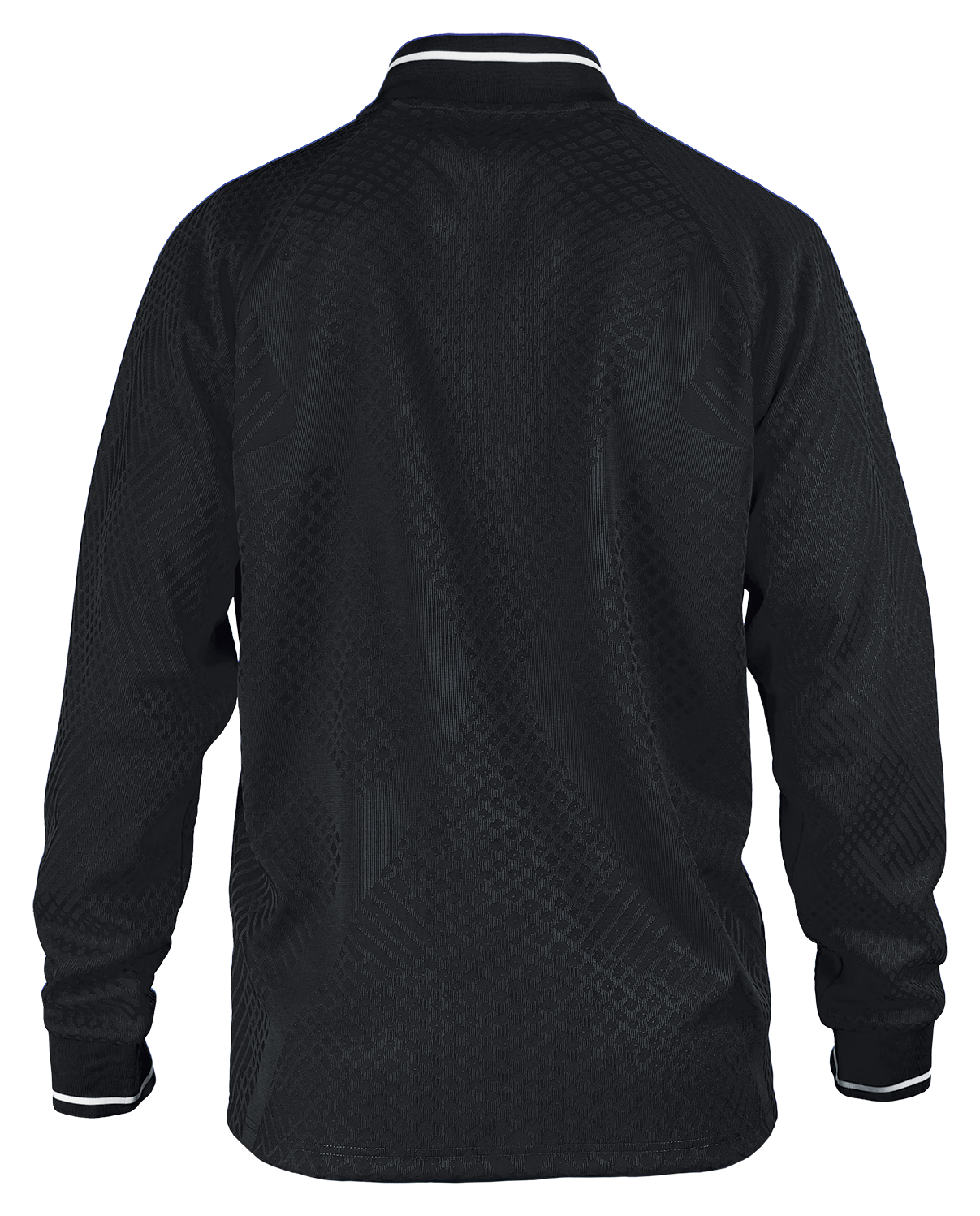 Tibhar Tracksuit Osmium Jacke in Schwarz – Rückansicht.