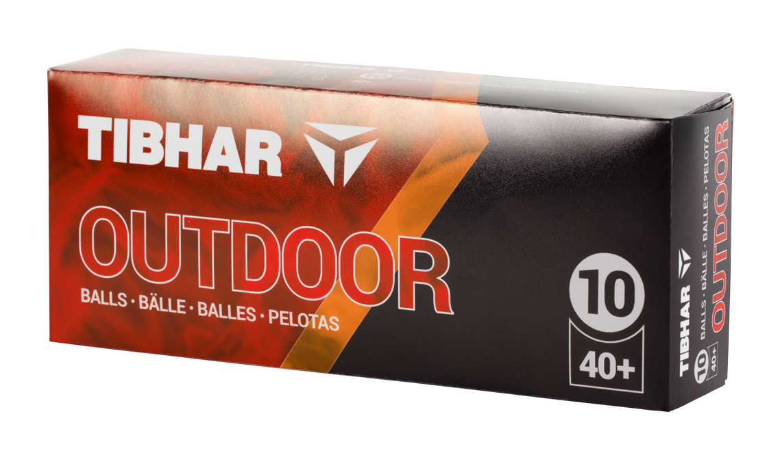 Tibhar Outdoor Bälle 10er Pack – Verpackung.