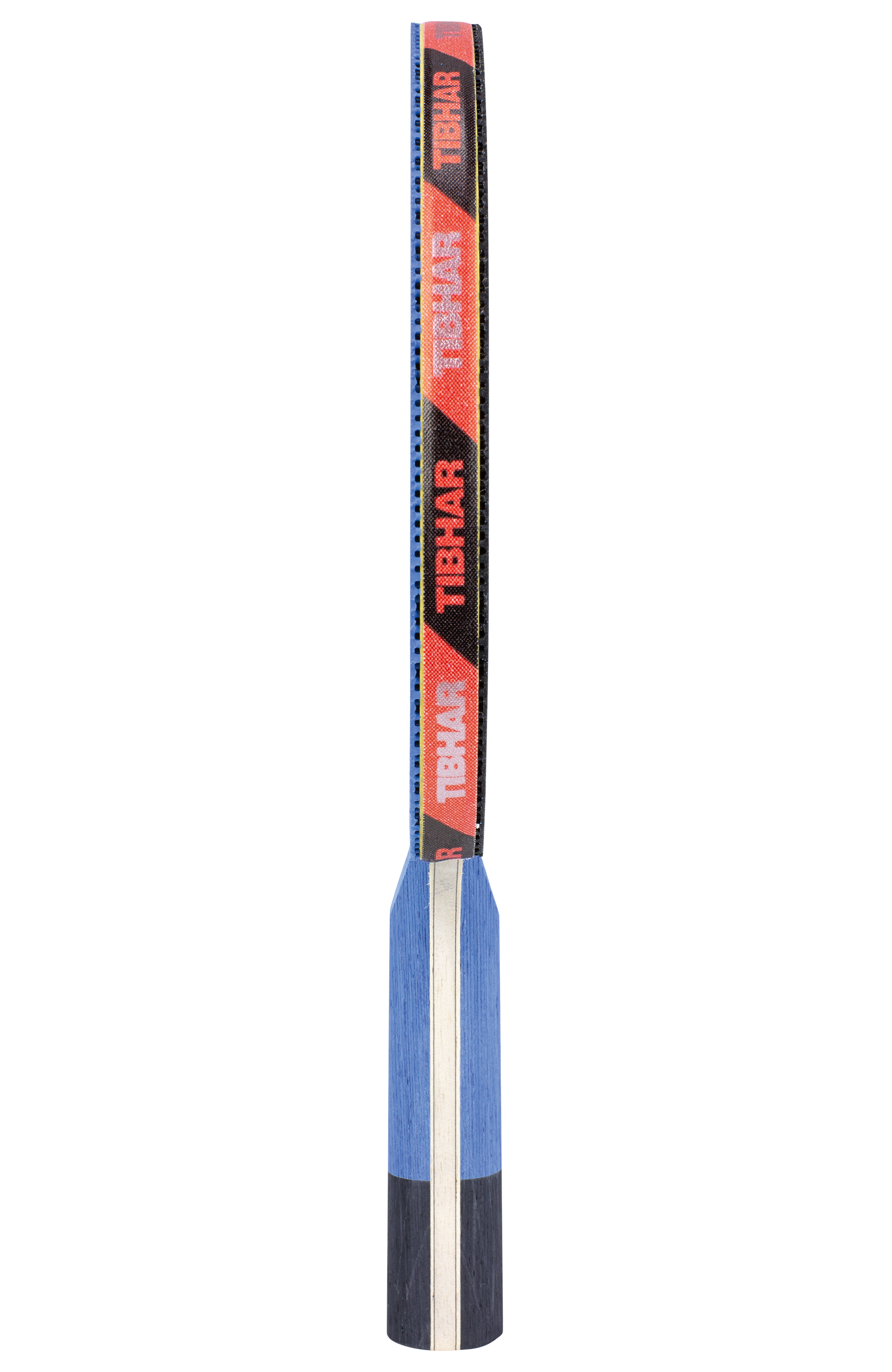 Tibhar Pro Blue Edition Komplettschläger – Seitenansicht.