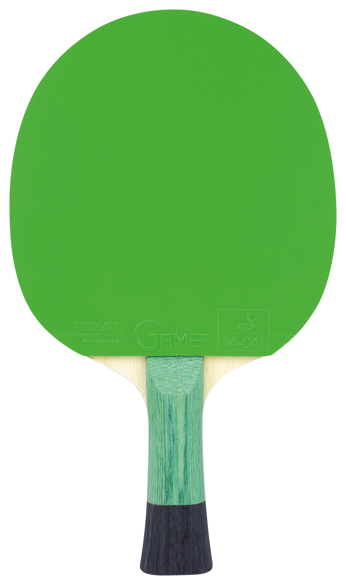 Tibhar Pro Green Edition Komplettschläger – Rückseite.