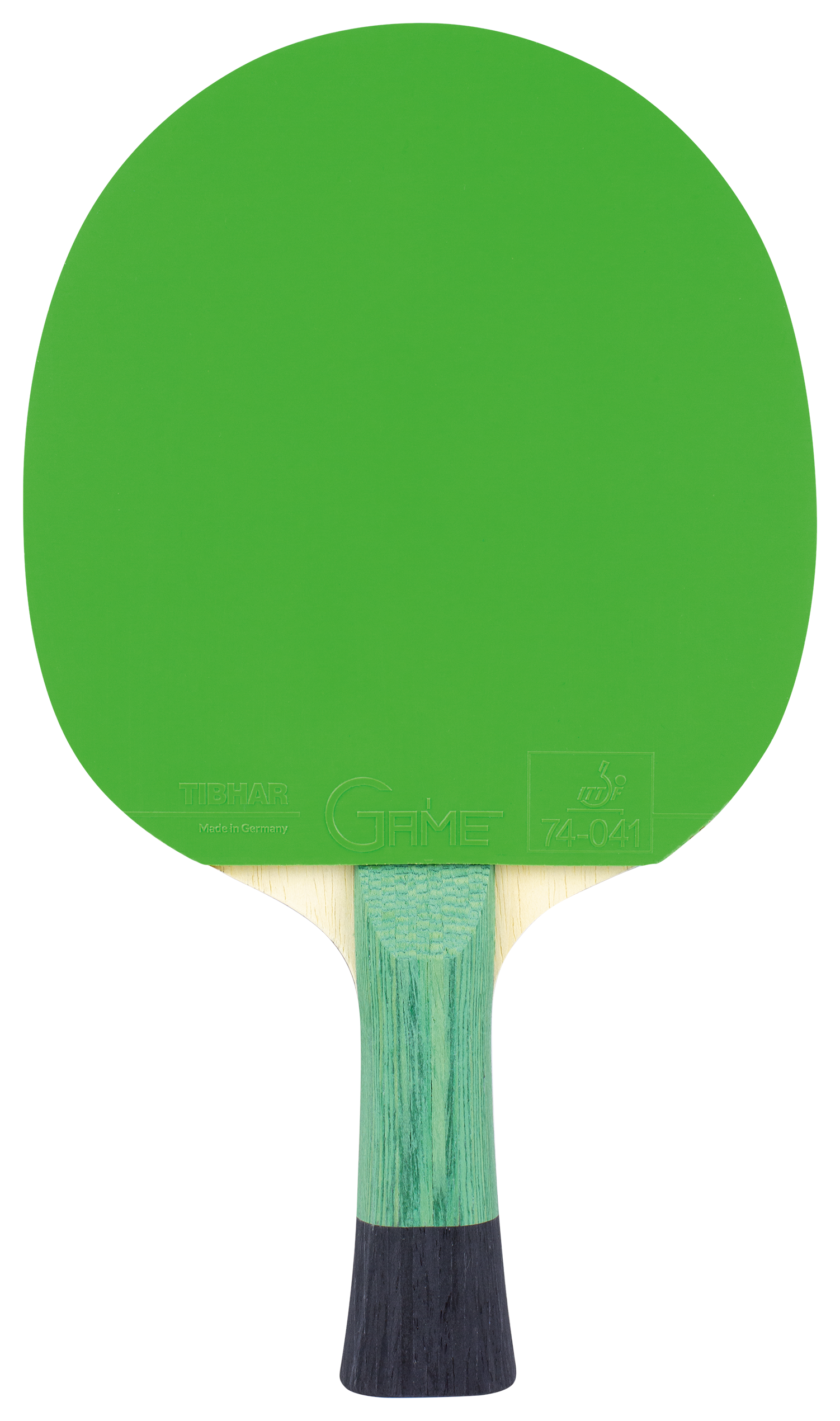 Tibhar Pro Green Edition Komplettschläger – Rückseite.