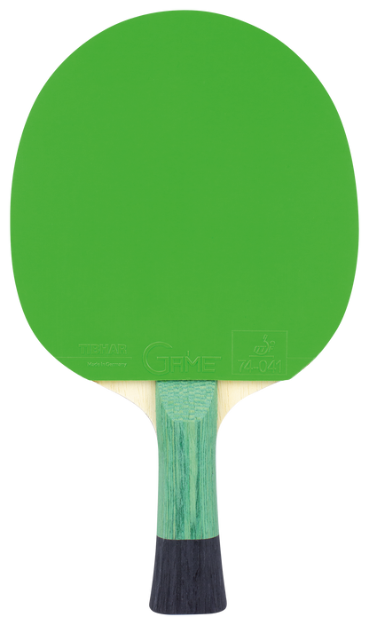 Tibhar Pro Green Edition Komplettschläger – Rückseite.