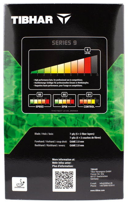 Tibhar Pro Green Edition – Verpackung Rückseite.