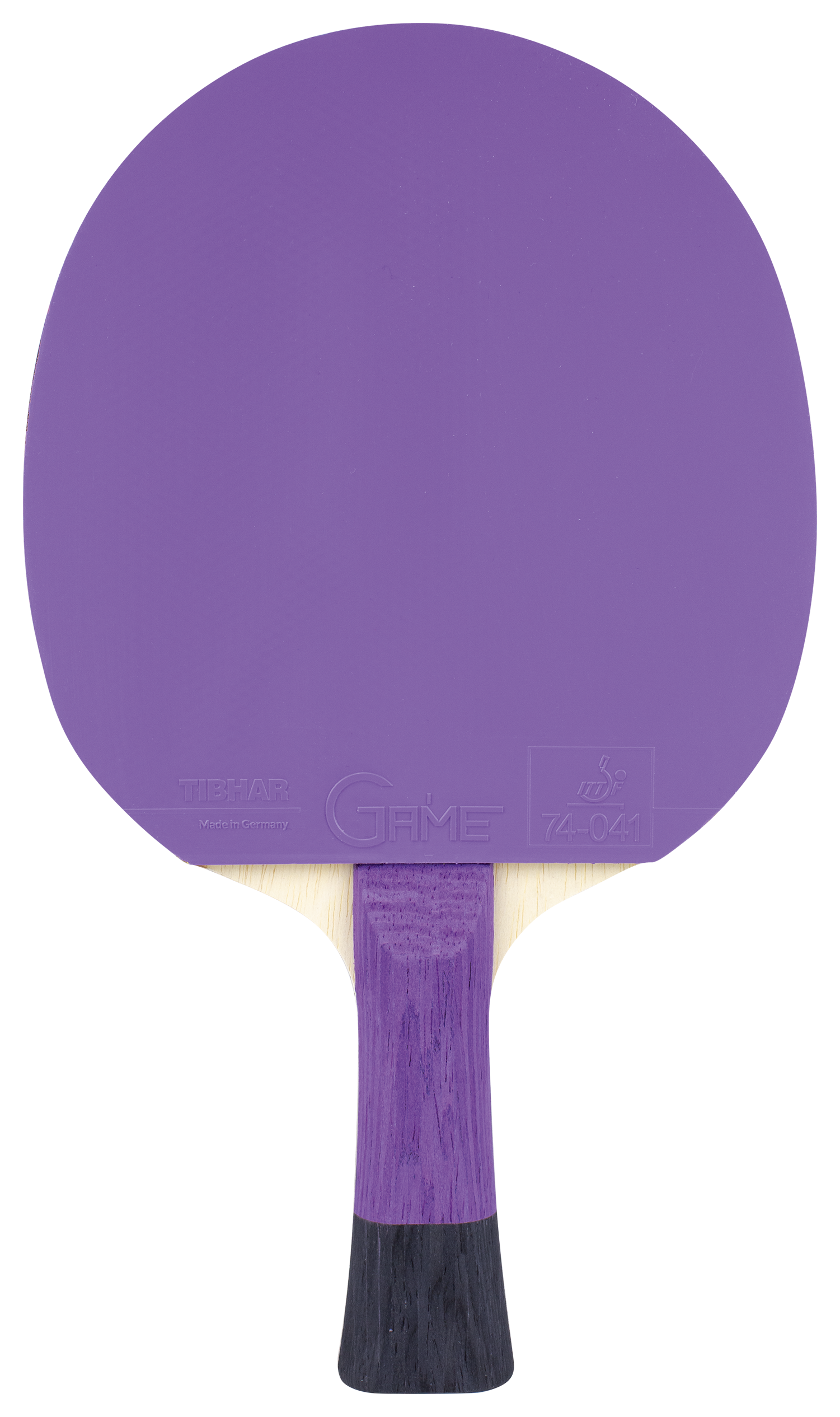 Tibhar Pro Purple Edition Komplettschläger – Rückseite.