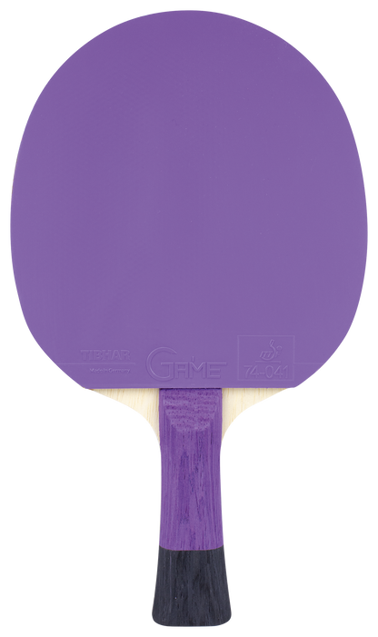 Tibhar Pro Purple Edition Komplettschläger – Rückseite.