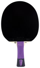 Tibhar Pro Purple Edition Komplettschläger – Vorderseite.