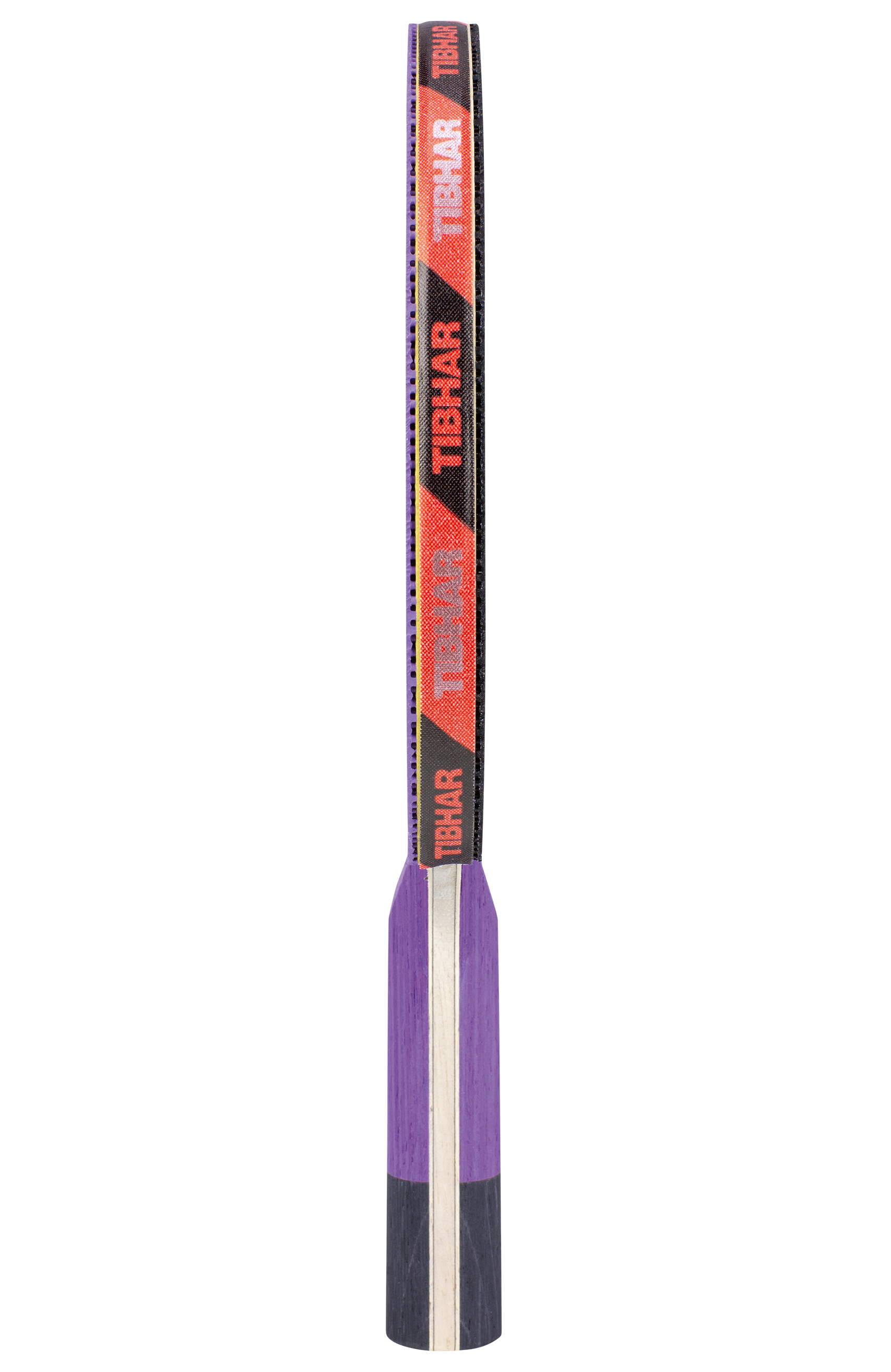 Tibhar Pro Purple Edition Komplettschläger – Seitenansicht.
