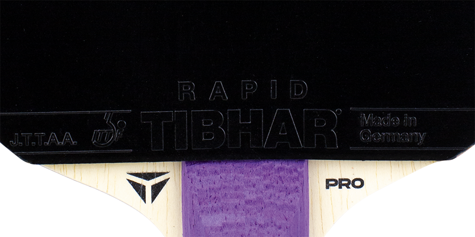 Tibhar Pro Purple Edition – Griffdetail.