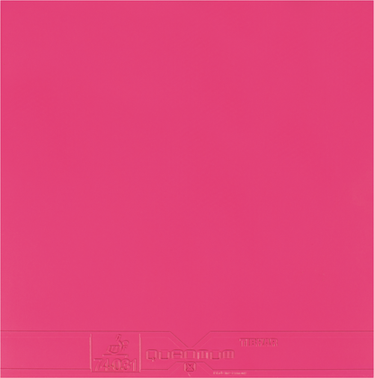 Tibhar Quantum X Pro Tischtennisbelag in Pink.